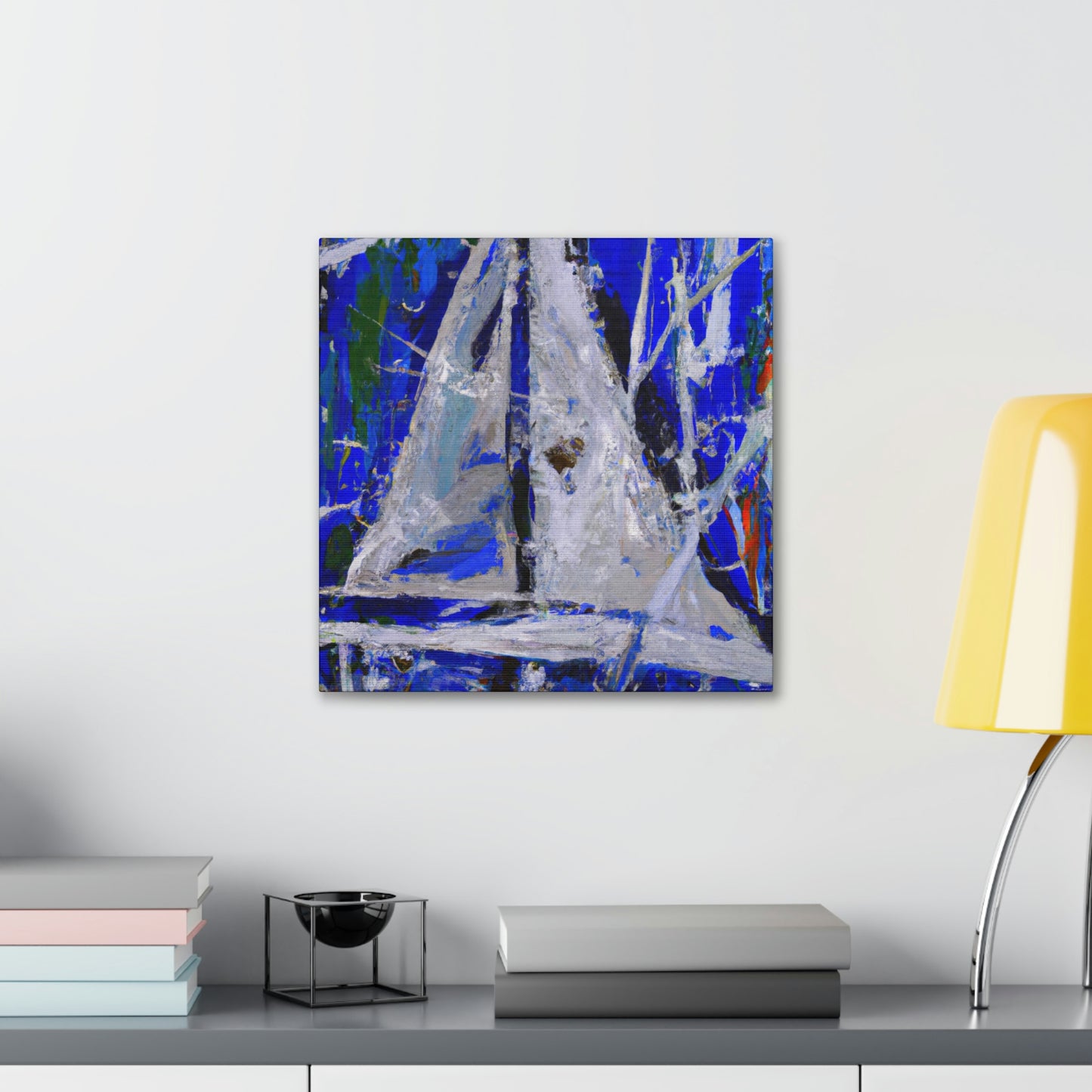 "Yacht on a Wave" - Canvas