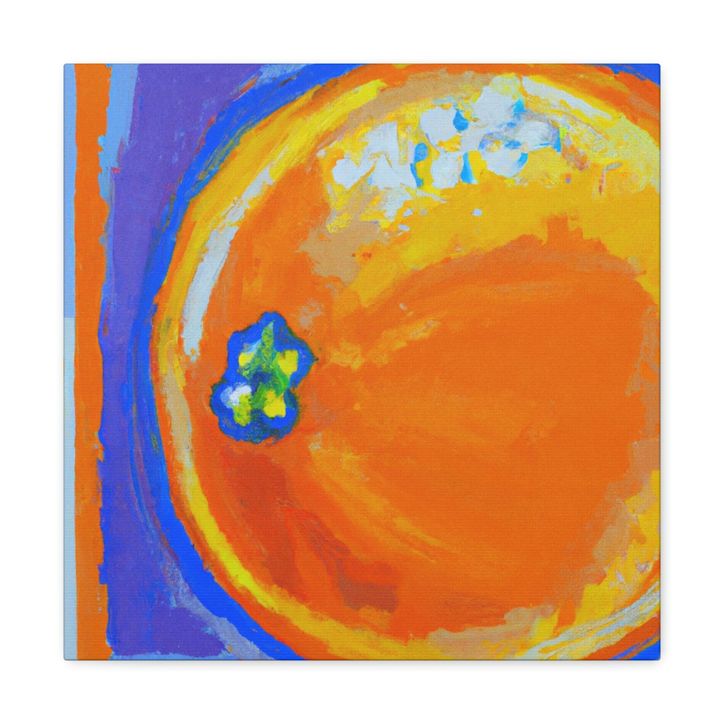 "Orange Abstract Brilliance" - Canvas