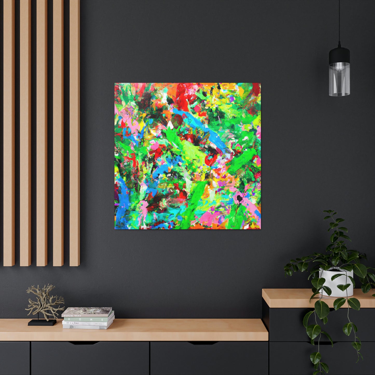 "Colorful Flowing Emotion" - Canvas