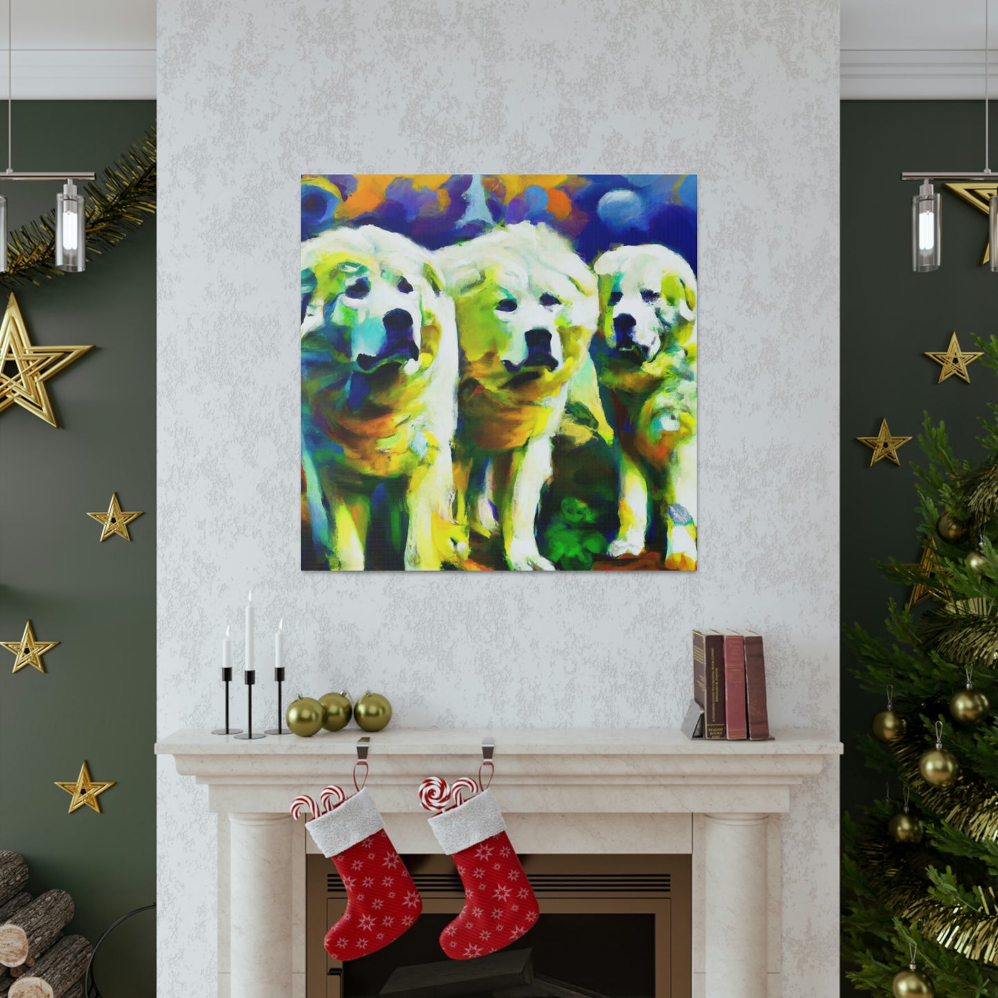 Great Pyrenees Mystery - Canvas