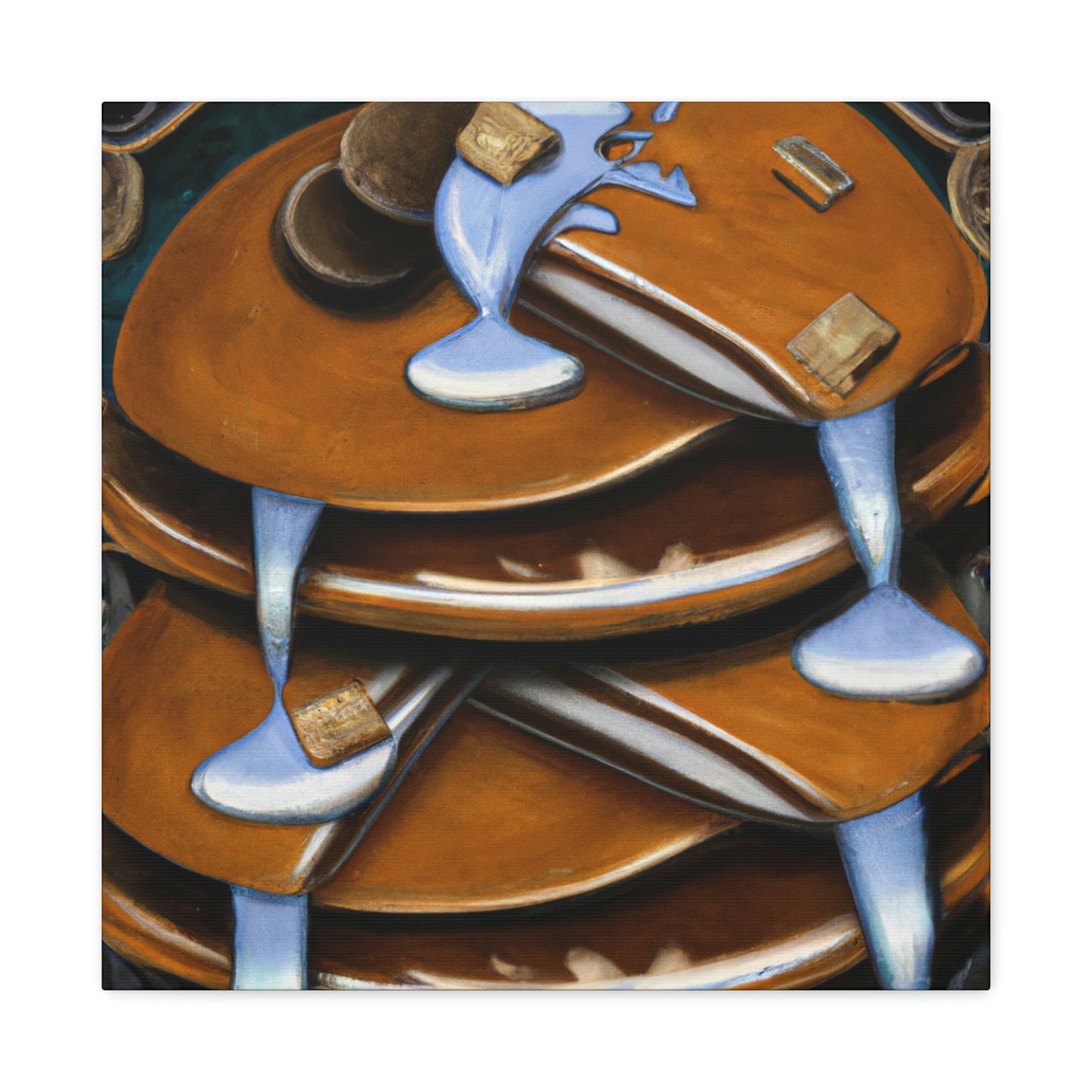 "Pancakes of the Roaring Twenties" - Canvas