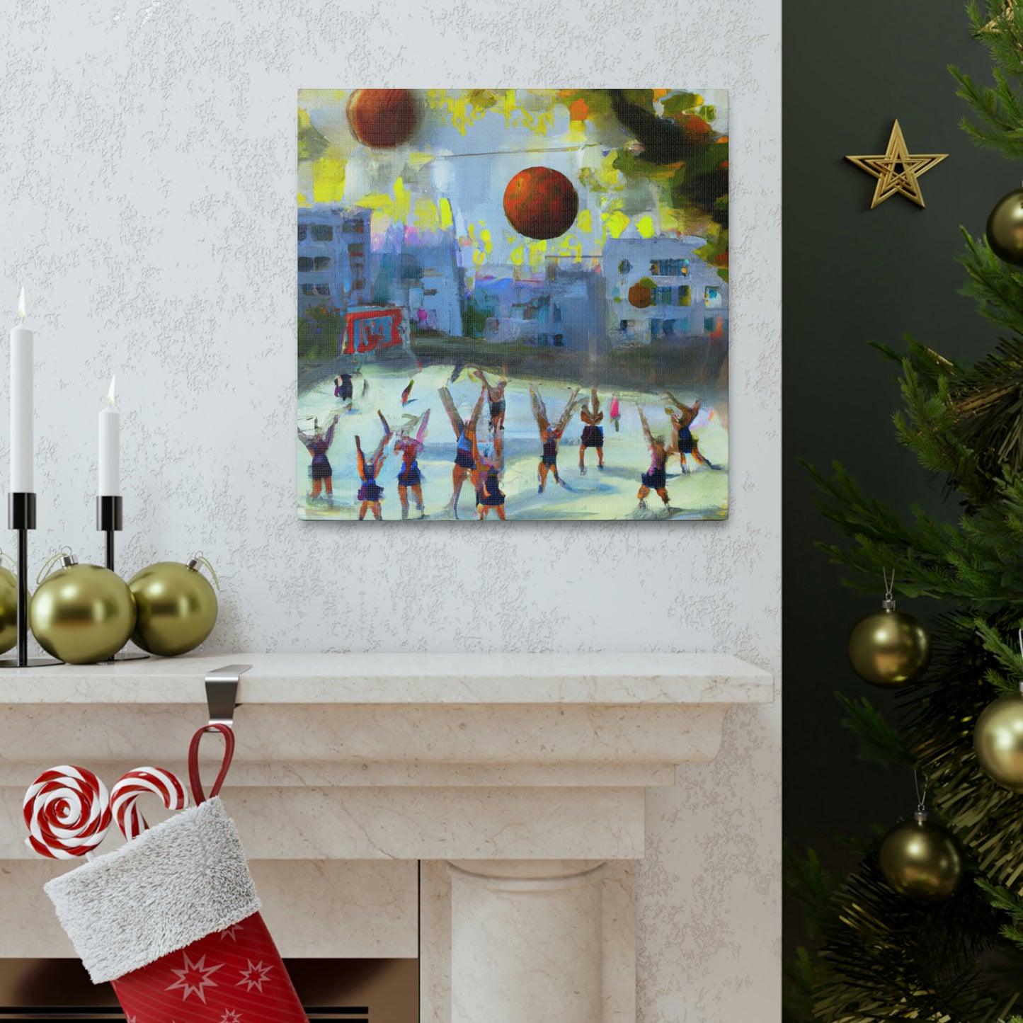 Volleyball Vibrancy Vitality - Canvas