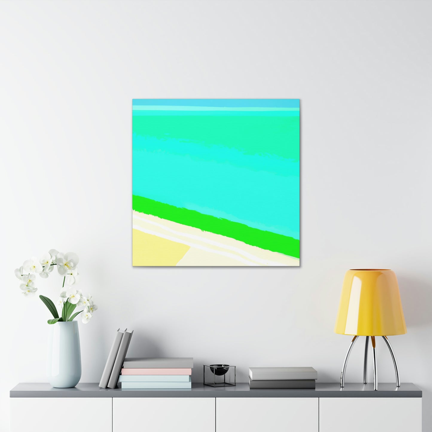 "Summer Sparkle Beaches" - Canvas