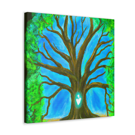 Oak Tree in Moonlight - Canvas