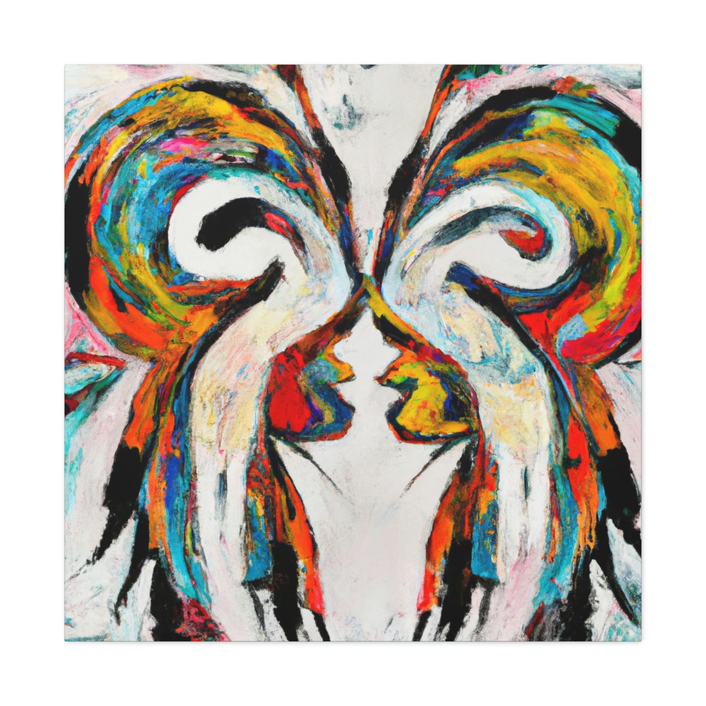 "Love's Winged Embrace" - Canvas