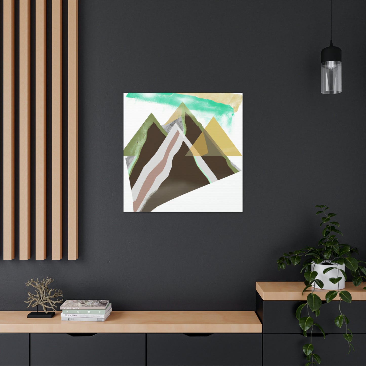 "Mountain Majesty Ablaze" - Canvas