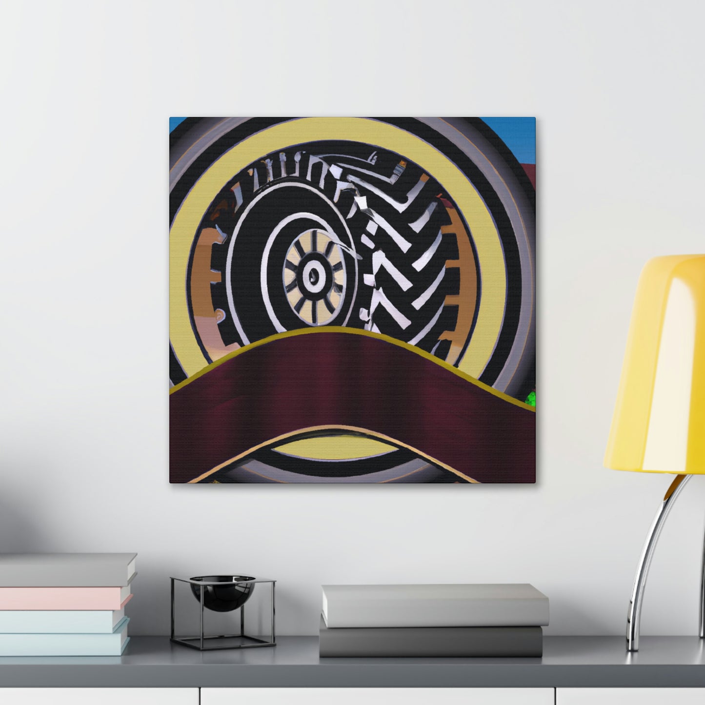 Tractor Tire Surrealism - Canvas