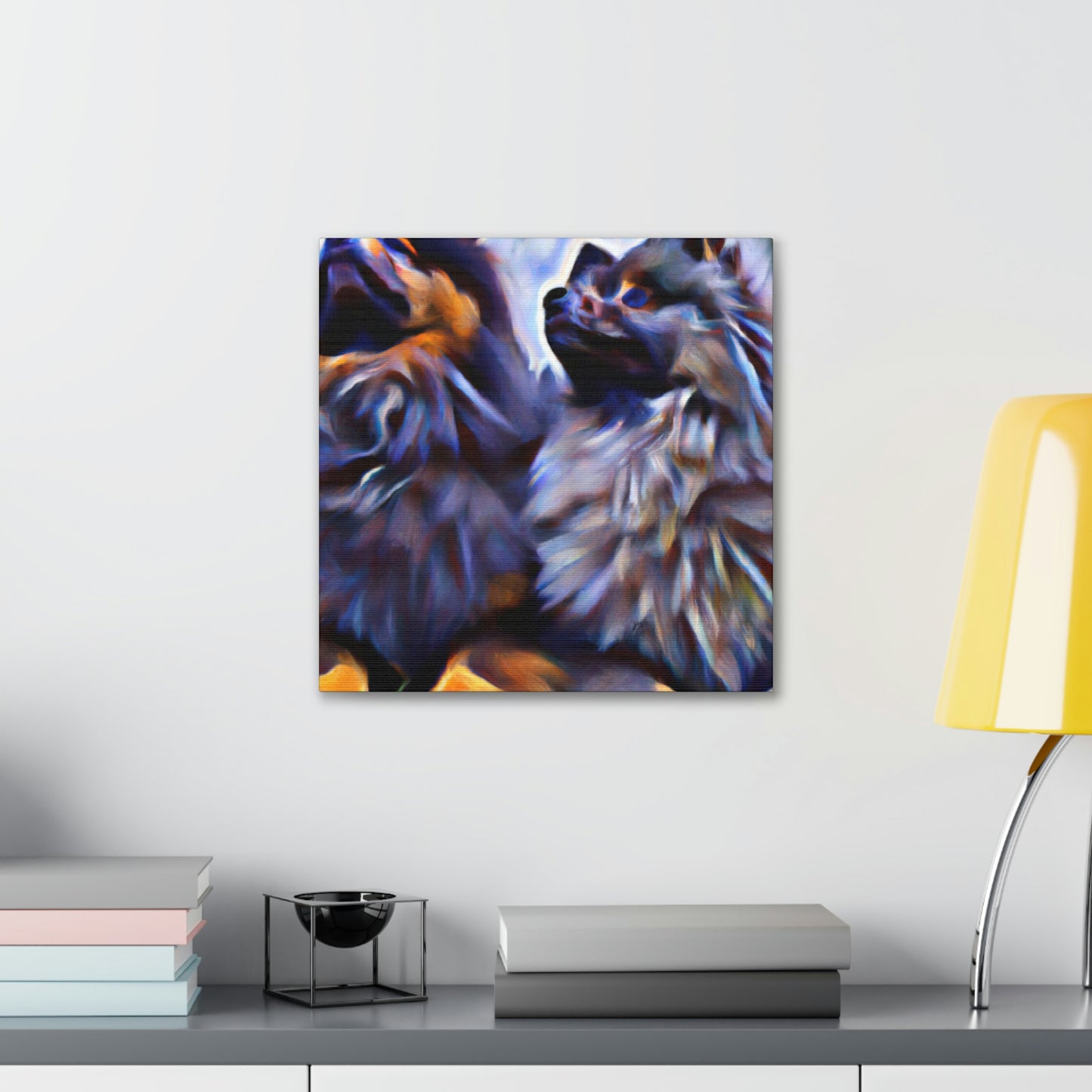 Keeshond in Dreamscape - Canvas