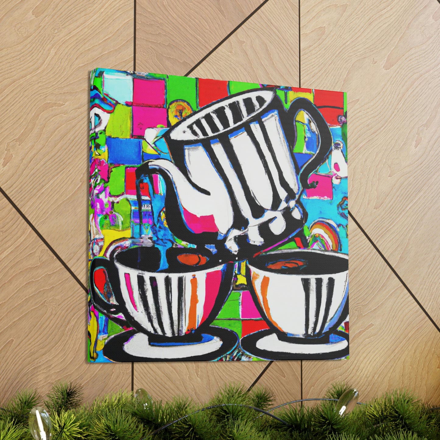 Cups of Reflection. - Canvas