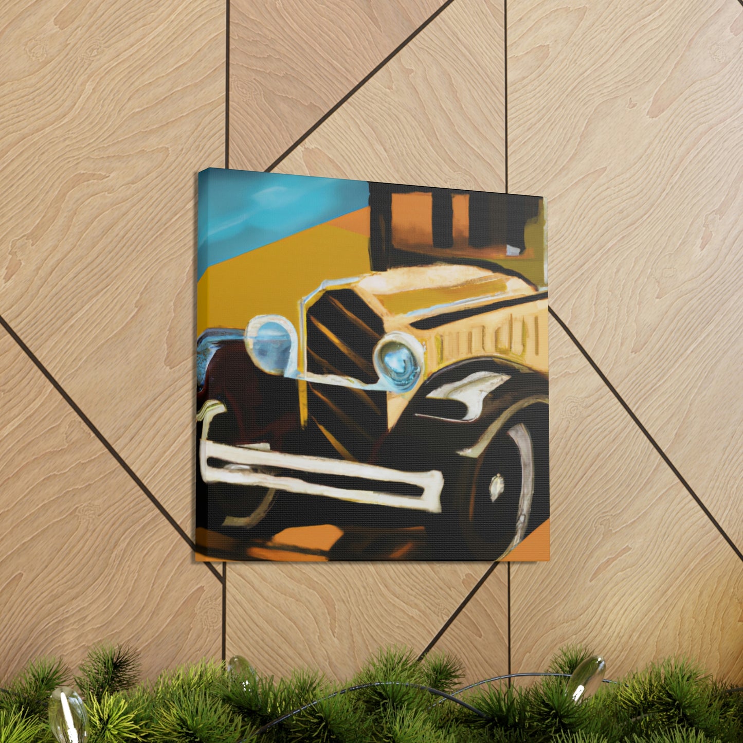 "Automobiles of the 20s" - Canvas