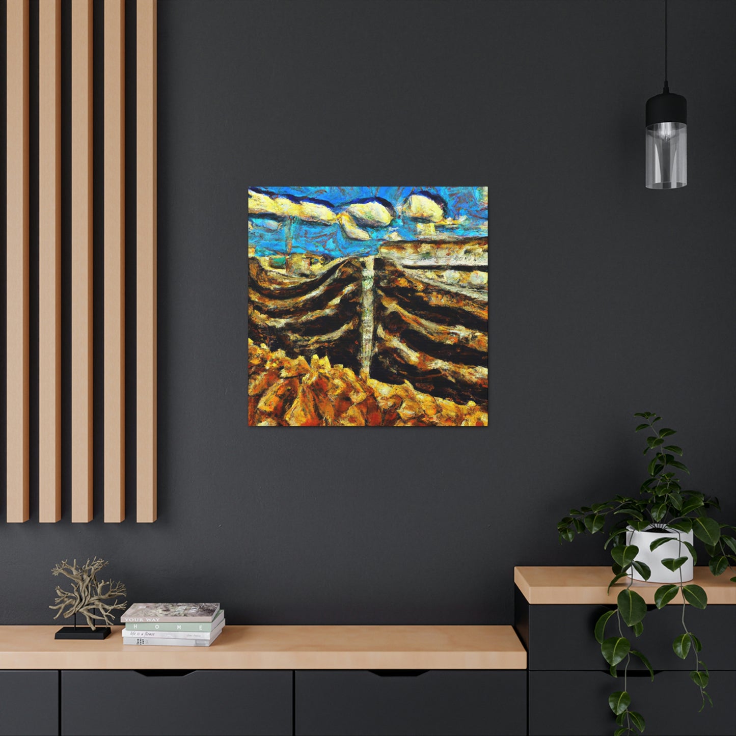 Seawall Sunset Splendor - Canvas