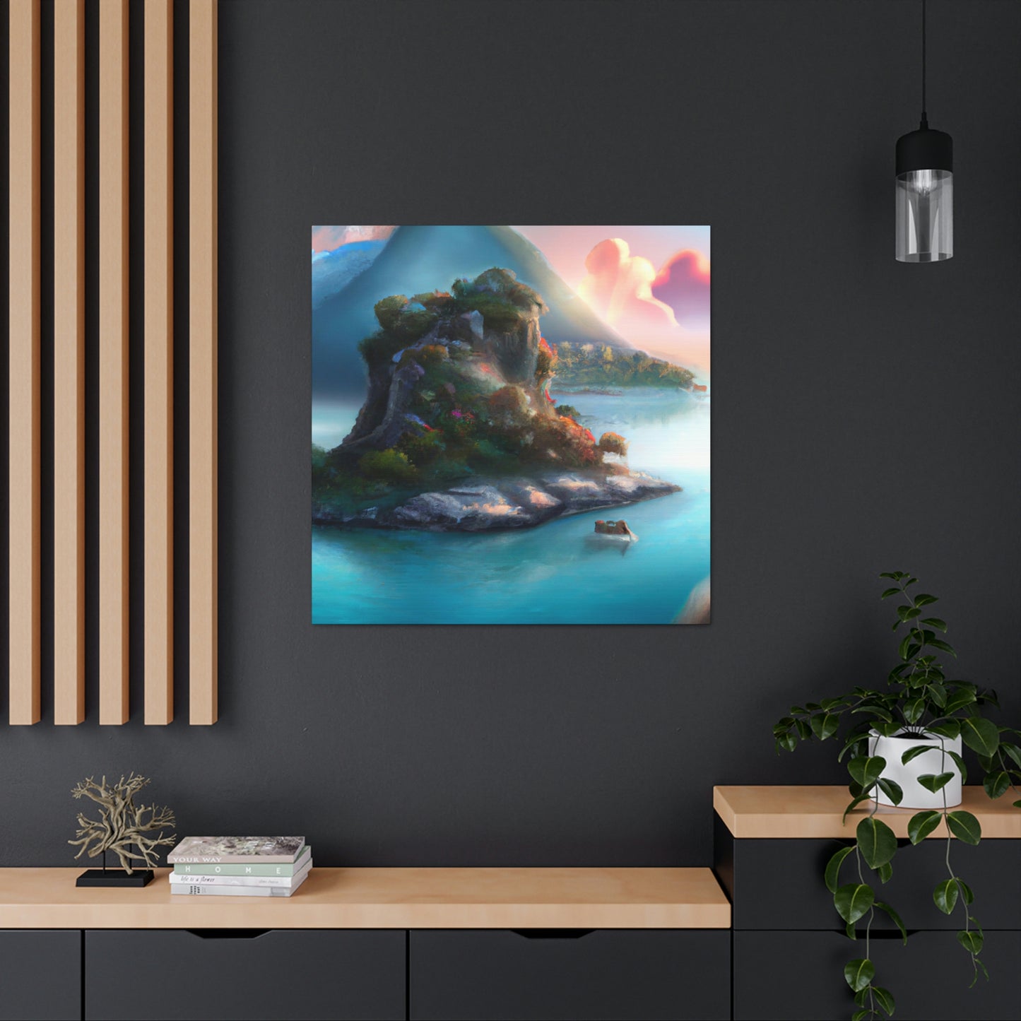 Radiant Frozen Moment - Canvas