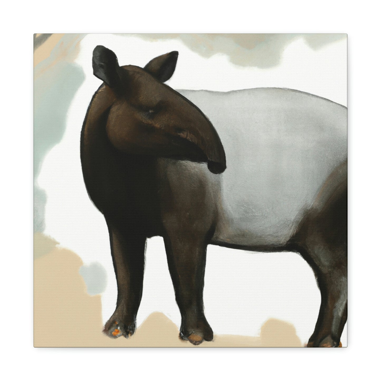 Malayan Tapir Dreaming - Canvas