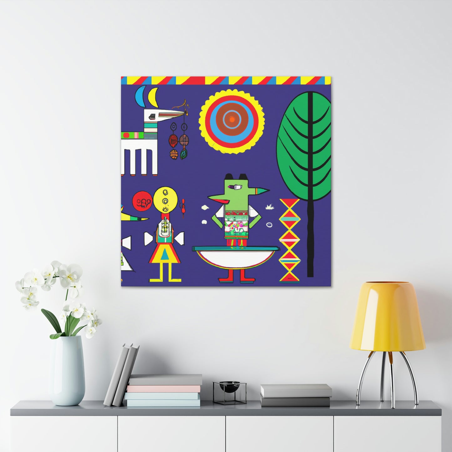 Awe-inspiring Nostalgia Scape - Canvas