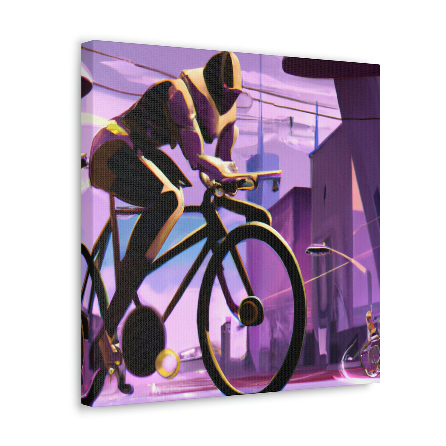 "Biking in the Jazz Age" - Canvas