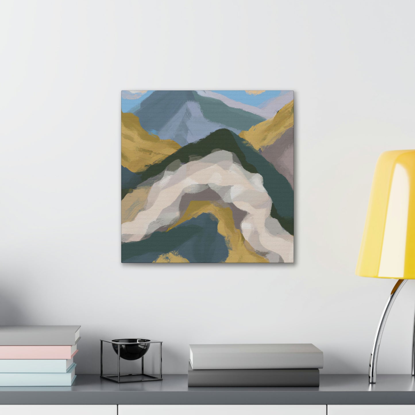 Mountain Majesty Abstract - Canvas