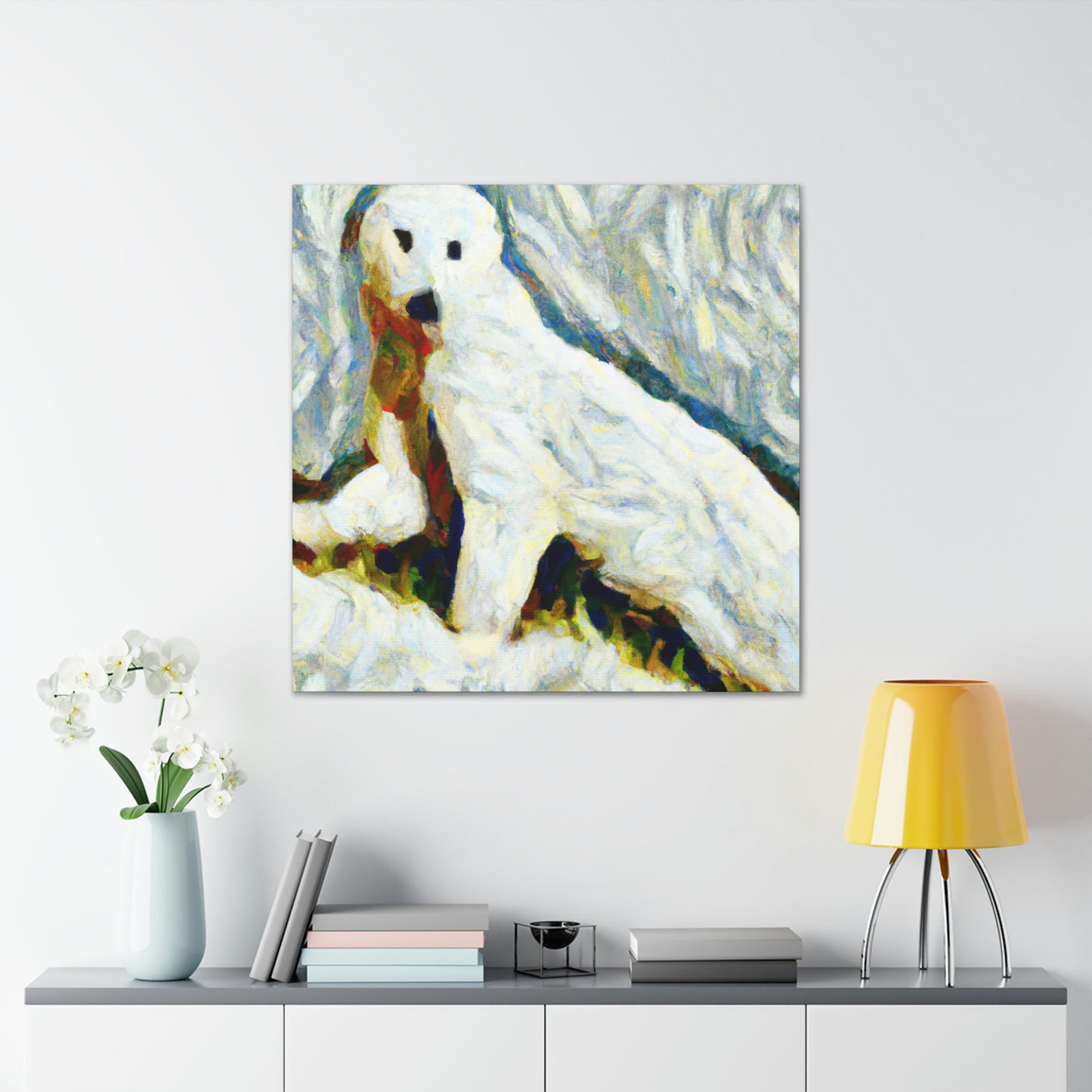 "Ermine's Majestic Splendor" - Canvas