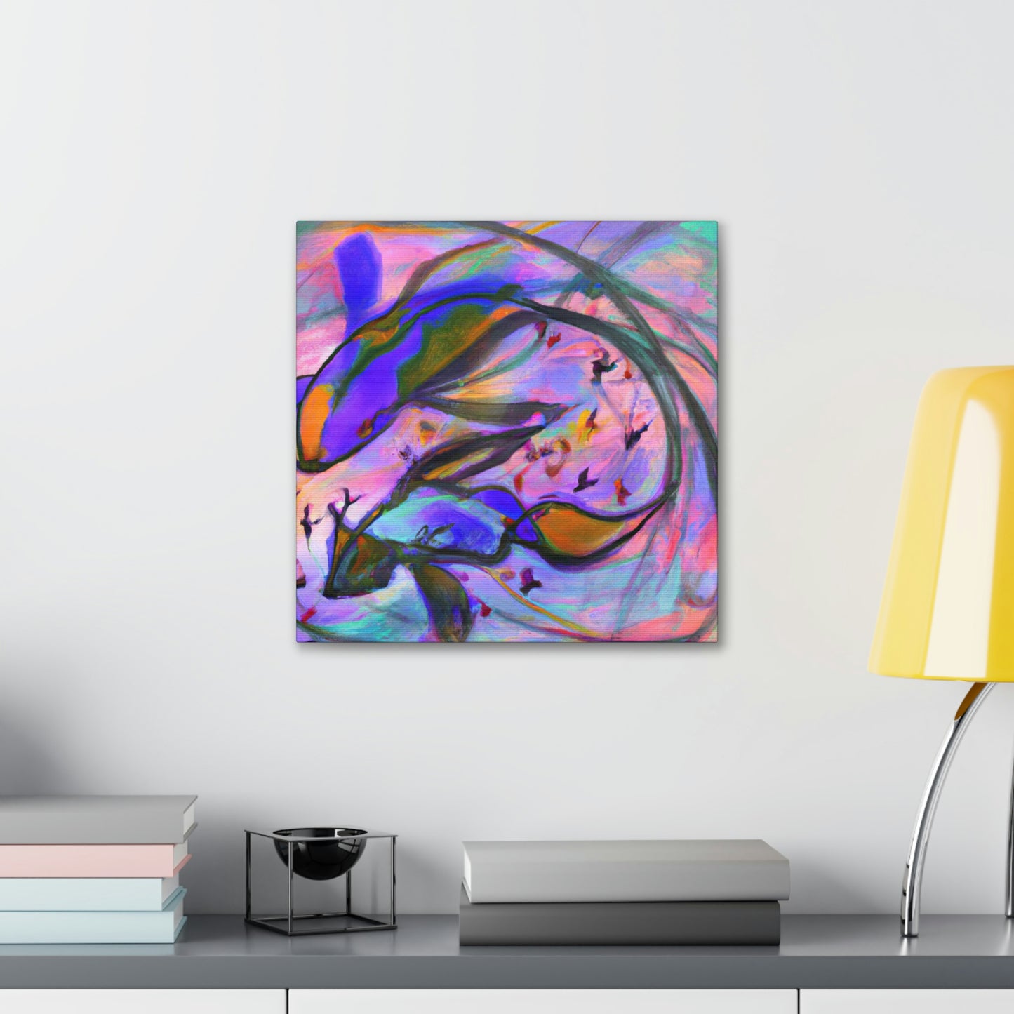 Guppy Abstract Reflection - Canvas