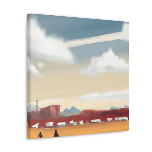 Frontier Town Simplicity - Canvas