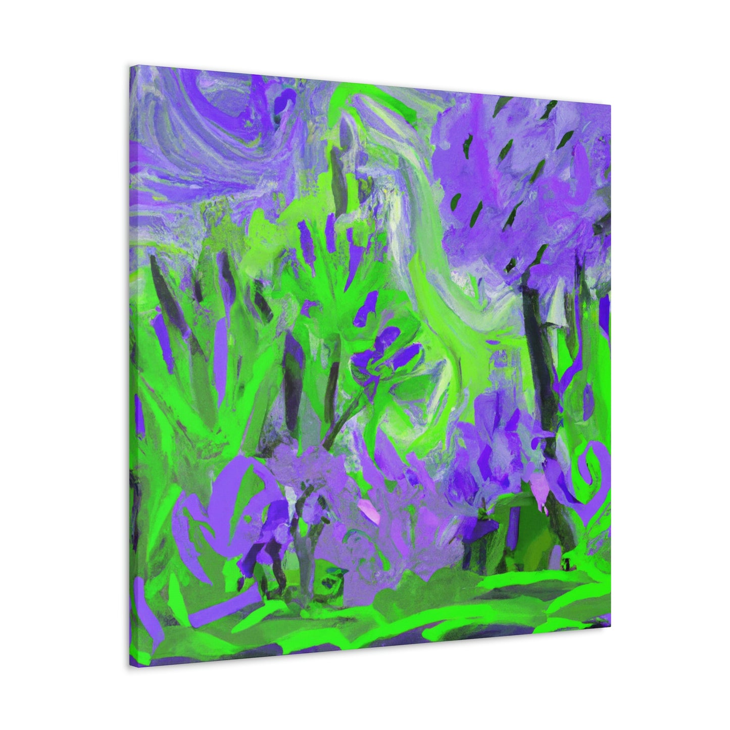 Lilac Expression Abstraction - Canvas