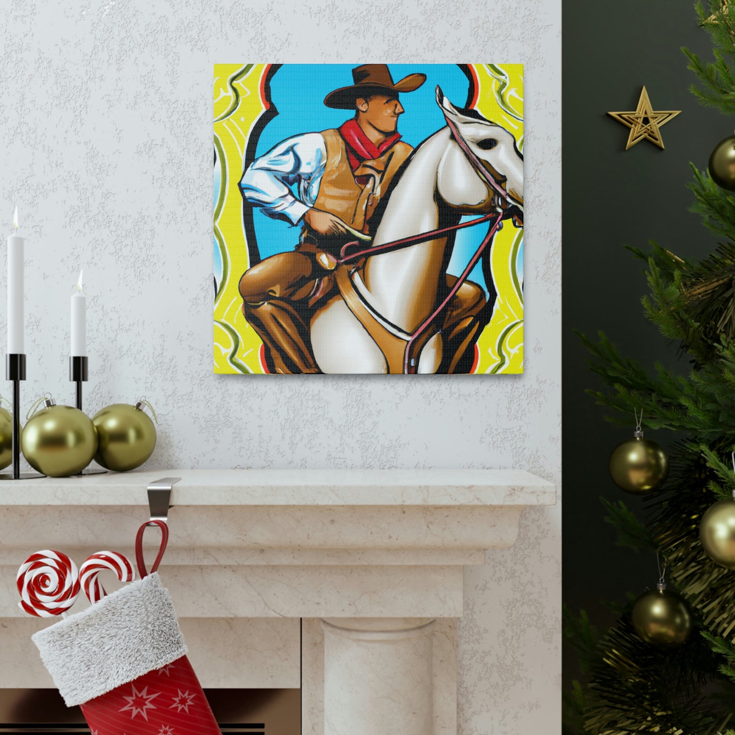 "Rodeo in Neoclassicism" - Canvas