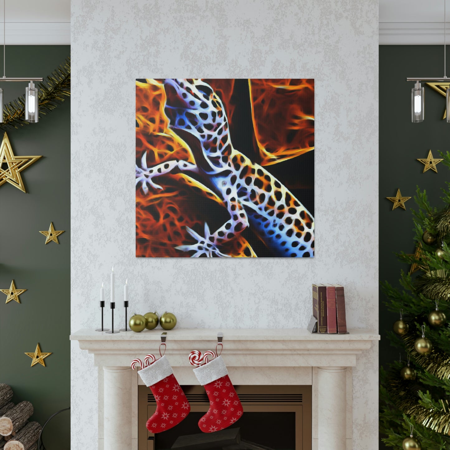 Leopard Gecko Reflection - Canvas