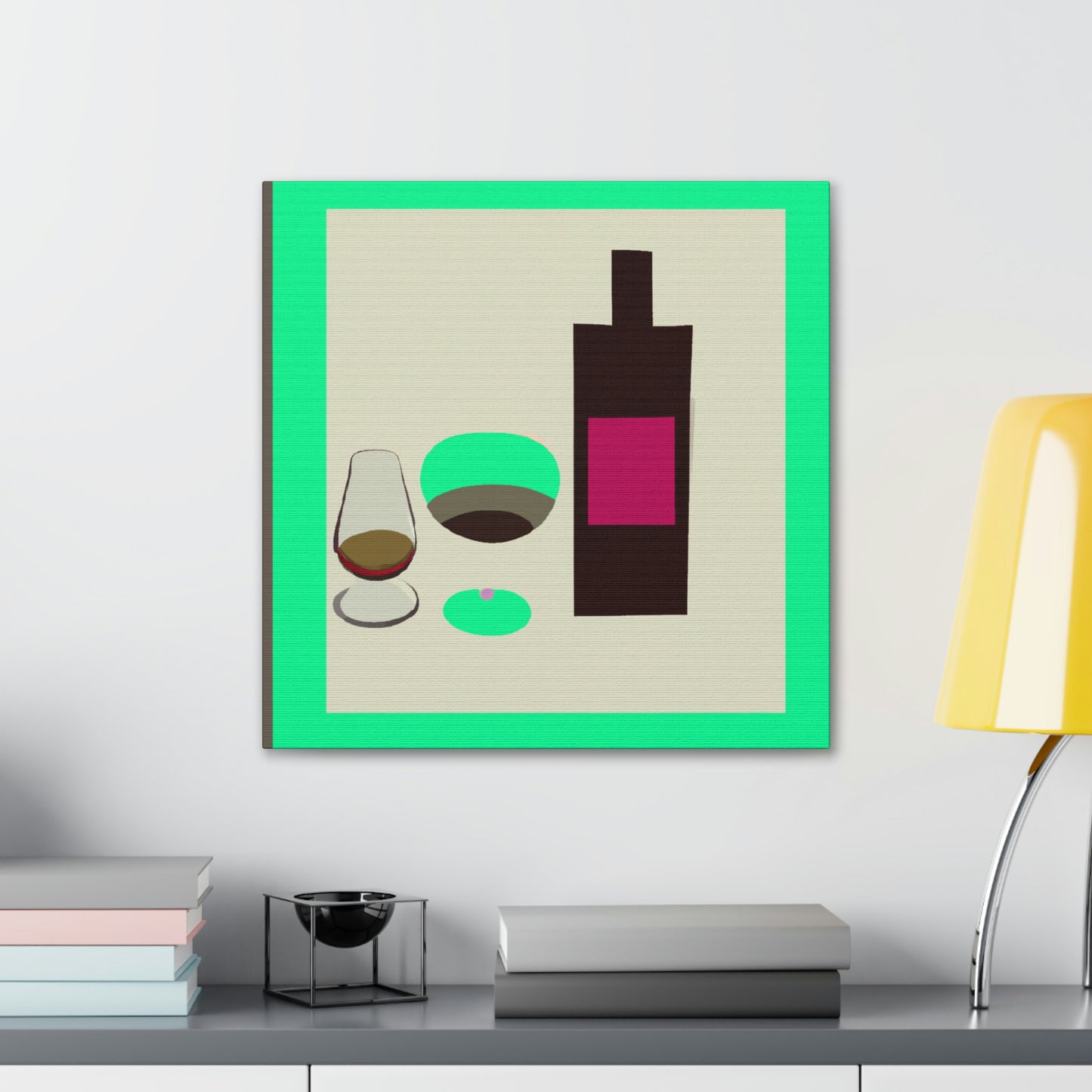 "Booze and Minimalism. - Canvas