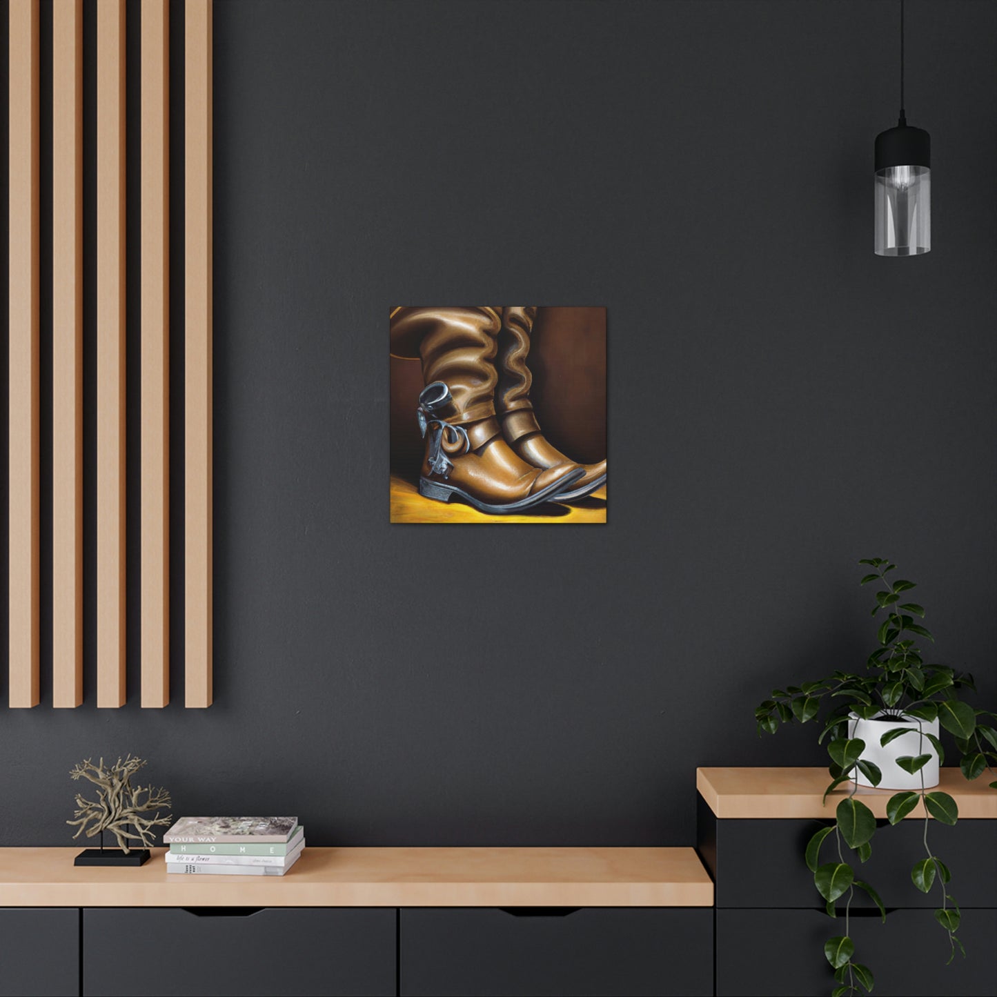 "Boot's Heeled Journey" - Canvas