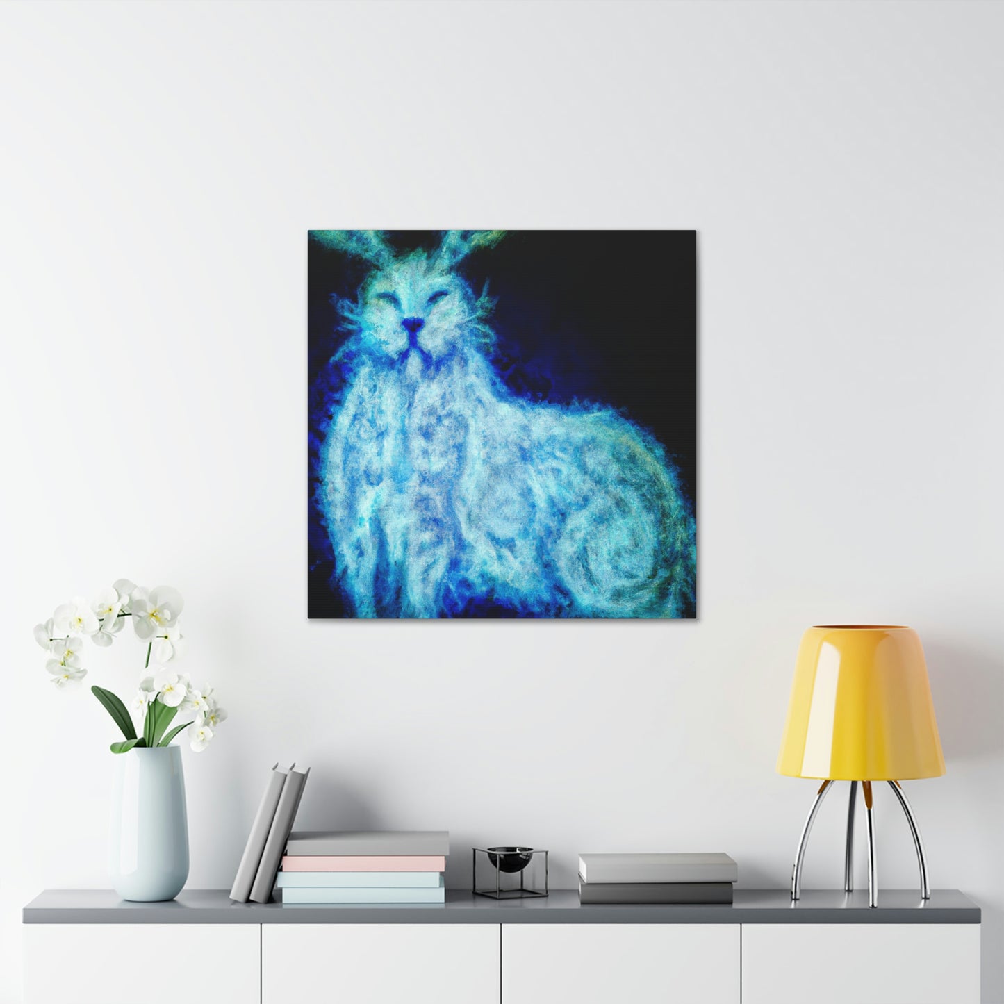 "Arctic Hare Escapist Dream" - Canvas