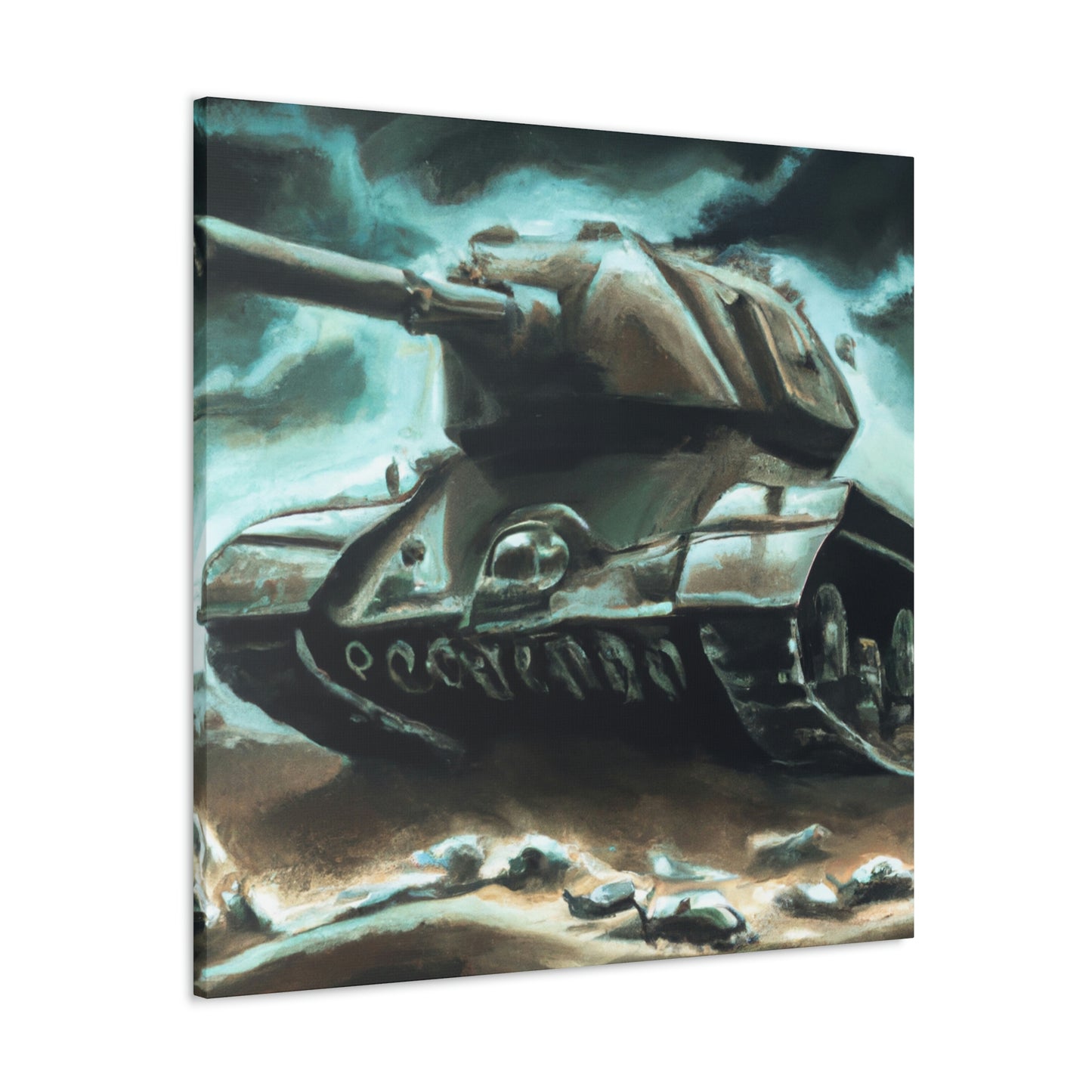 Tank on Fire Dream - Canvas