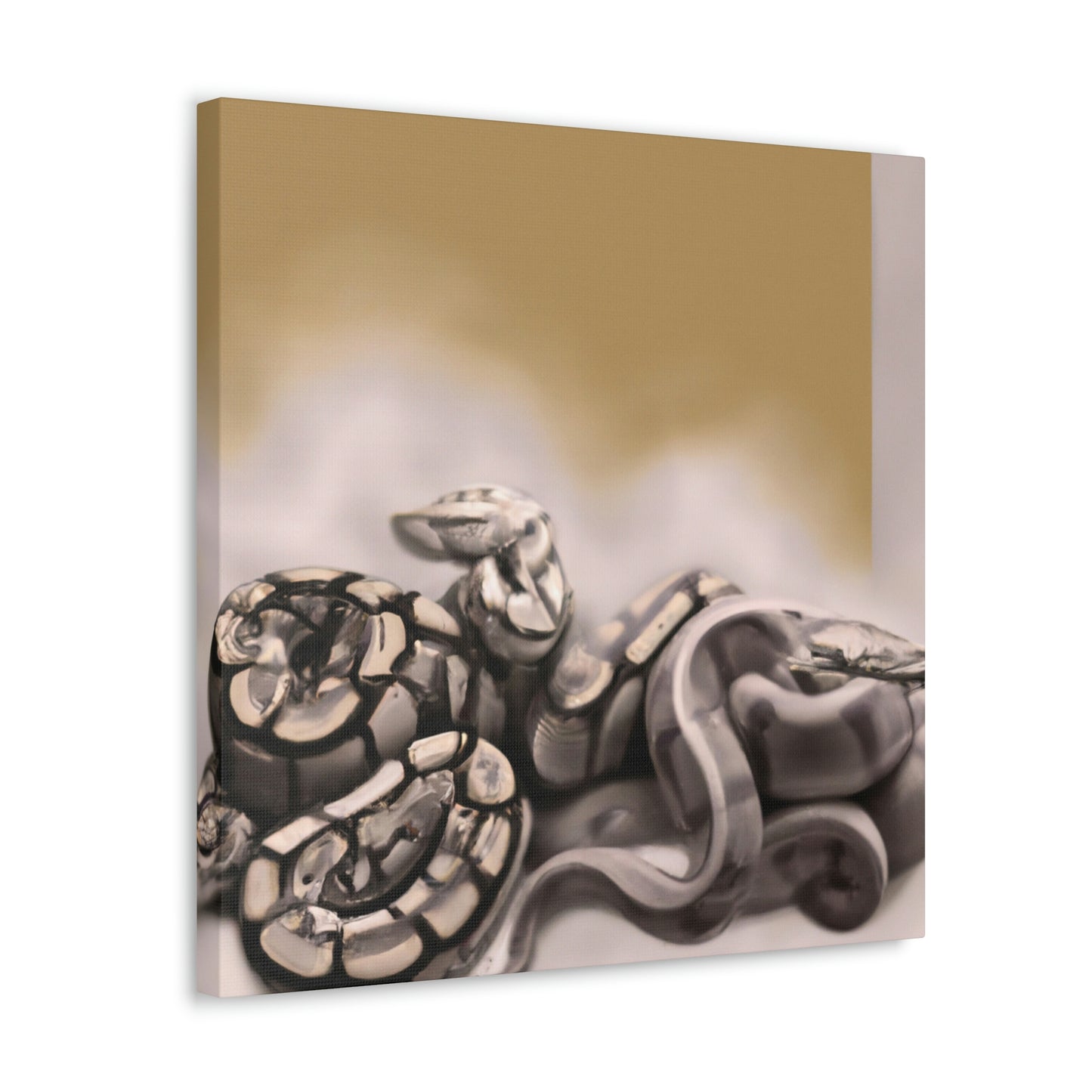 "Snake in Mystic Slumber" - Canvas