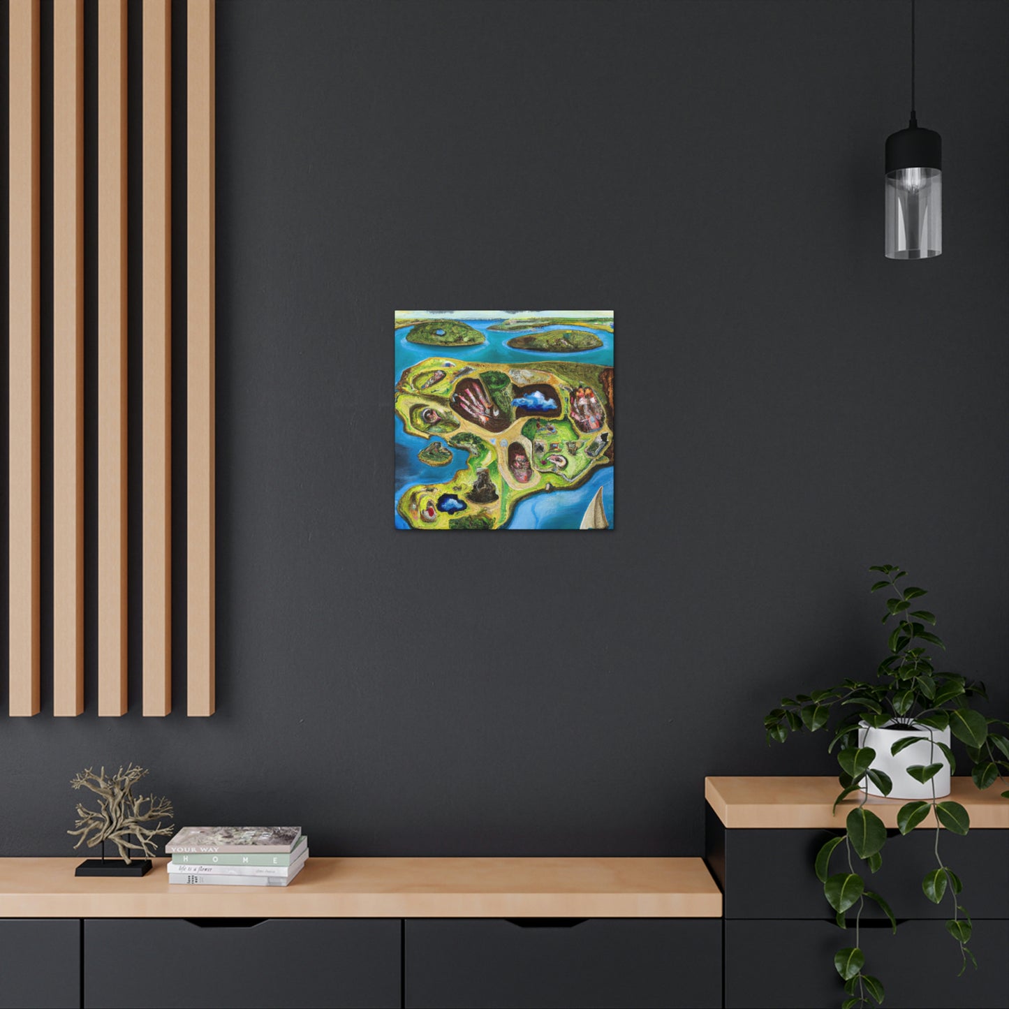 "Archipelago in Surrealism" - Canvas