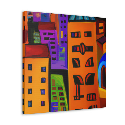 "Deco Dream Fauvist" - Canvas