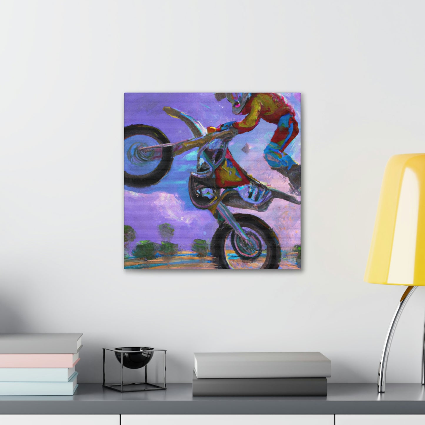 Motocross Mystic Madness - Canvas