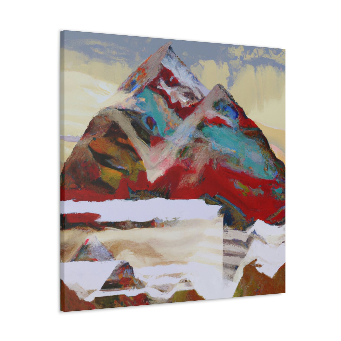 Mountain Night Sky - Canvas