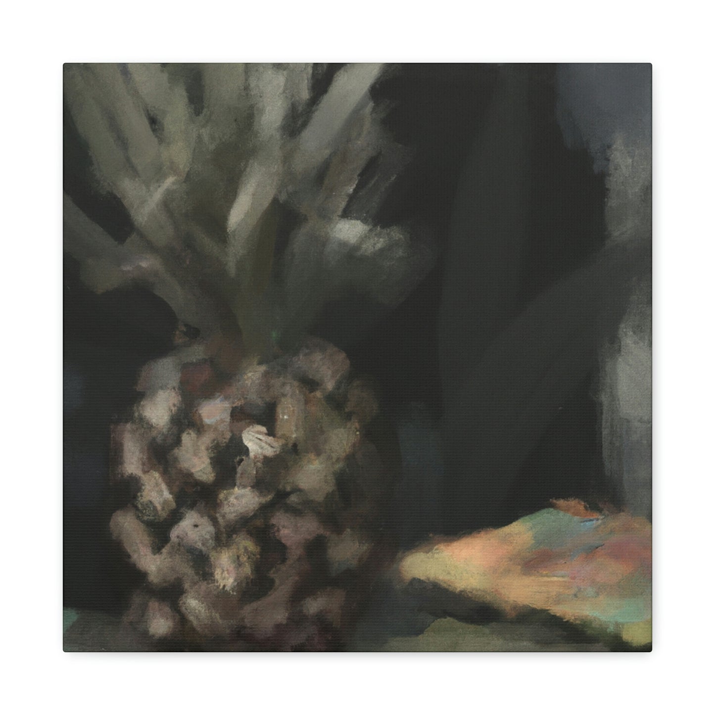 "Pineapple in Expressionism" - Canvas