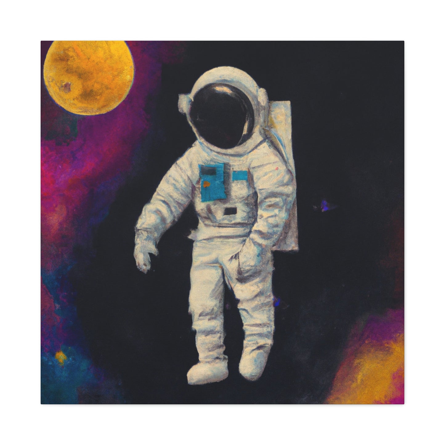 Modern Spacesuit Exploration - Canvas