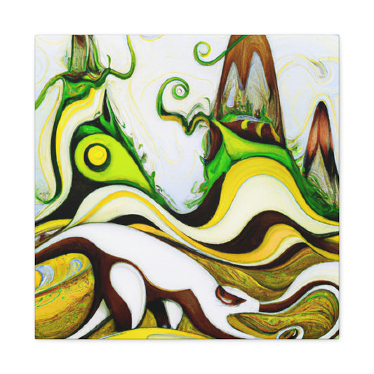 Skunk in Moonlight Glory - Canvas