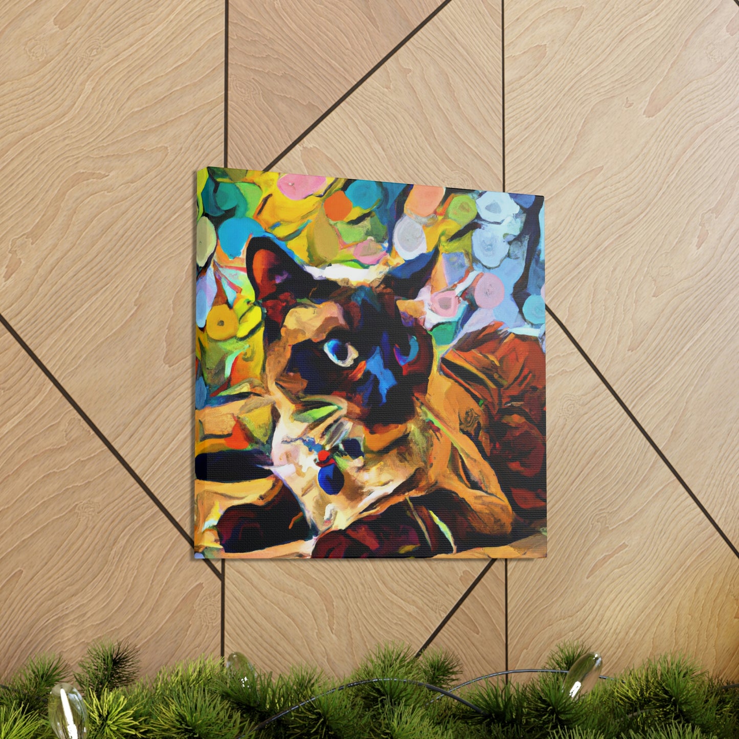 Siamese in Fauvism - Canvas