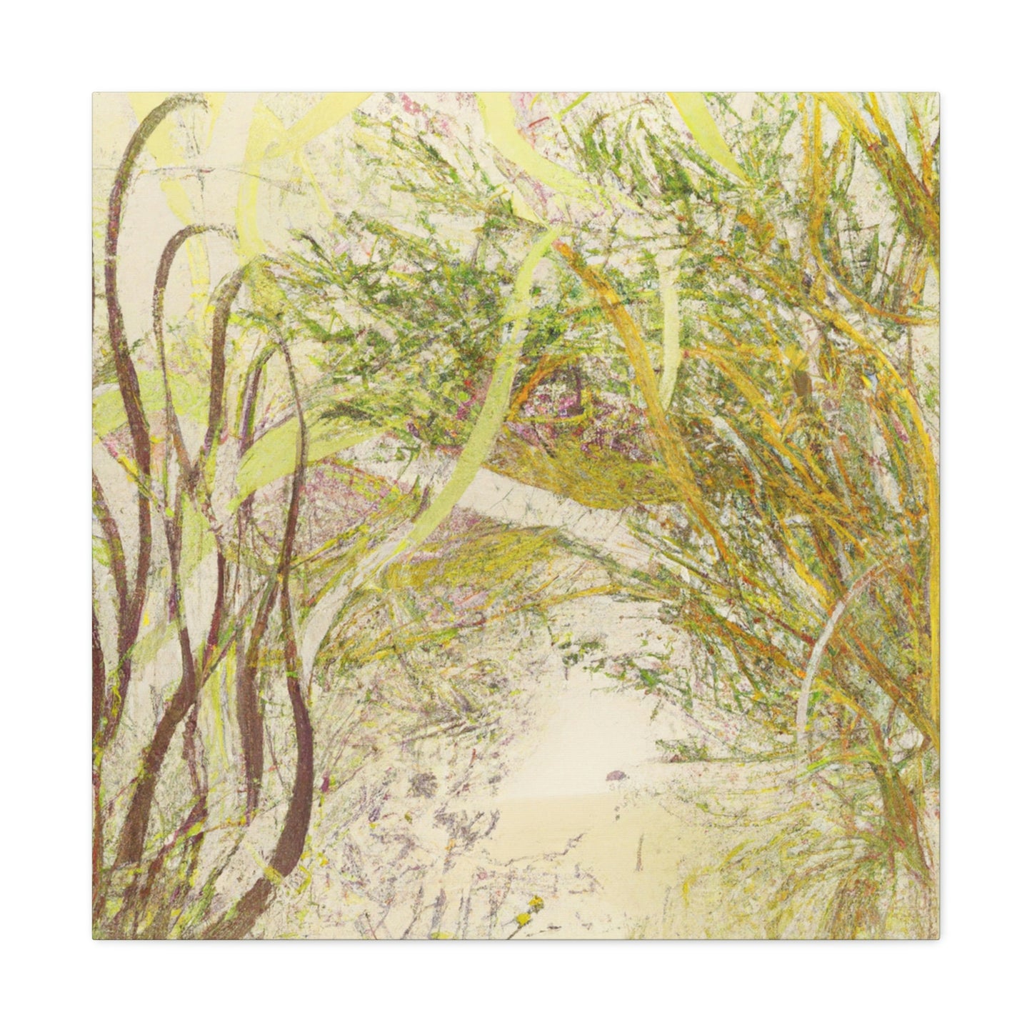 Willow Tree Abstracted - Canvas