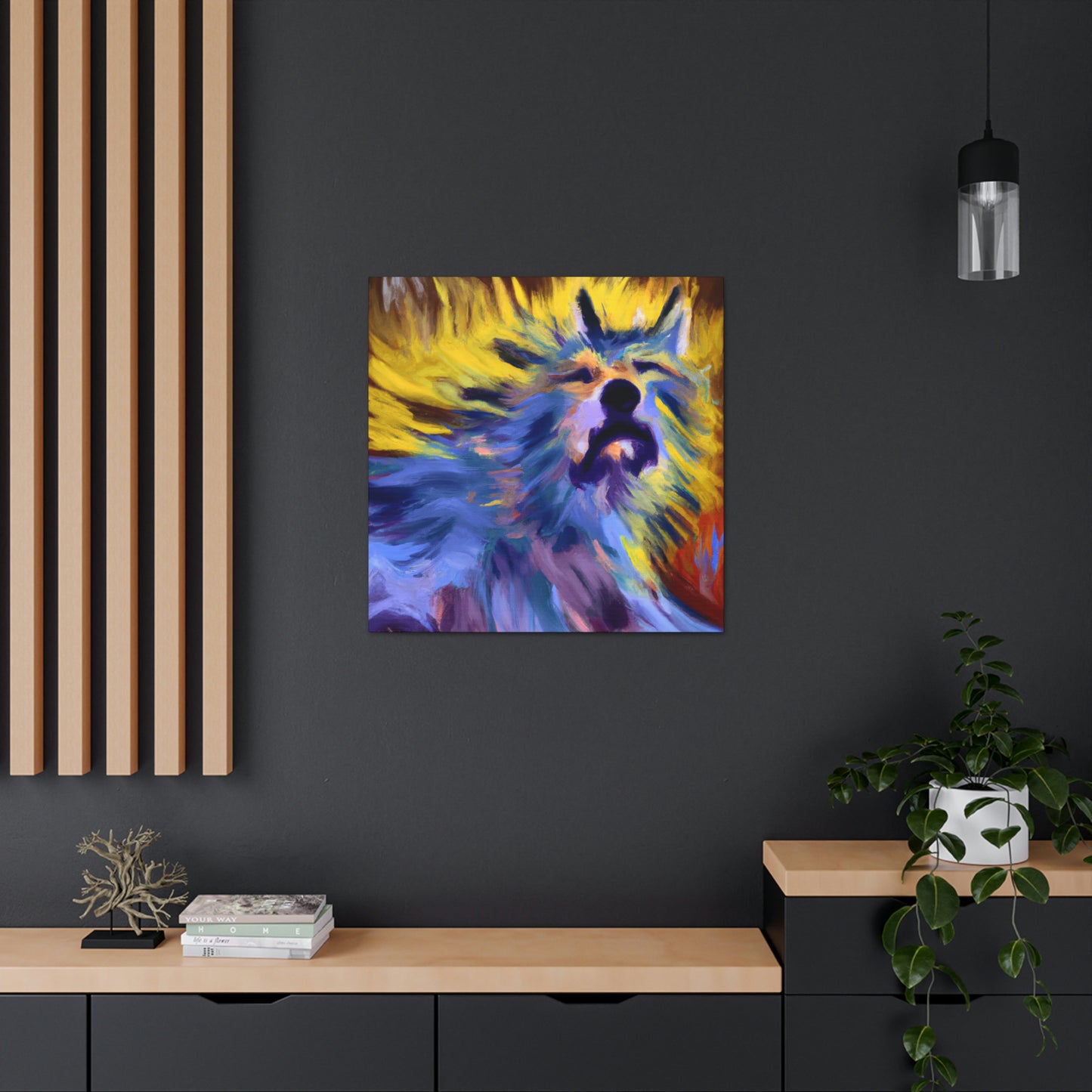 "Wolf in the Wilderness" - Canvas