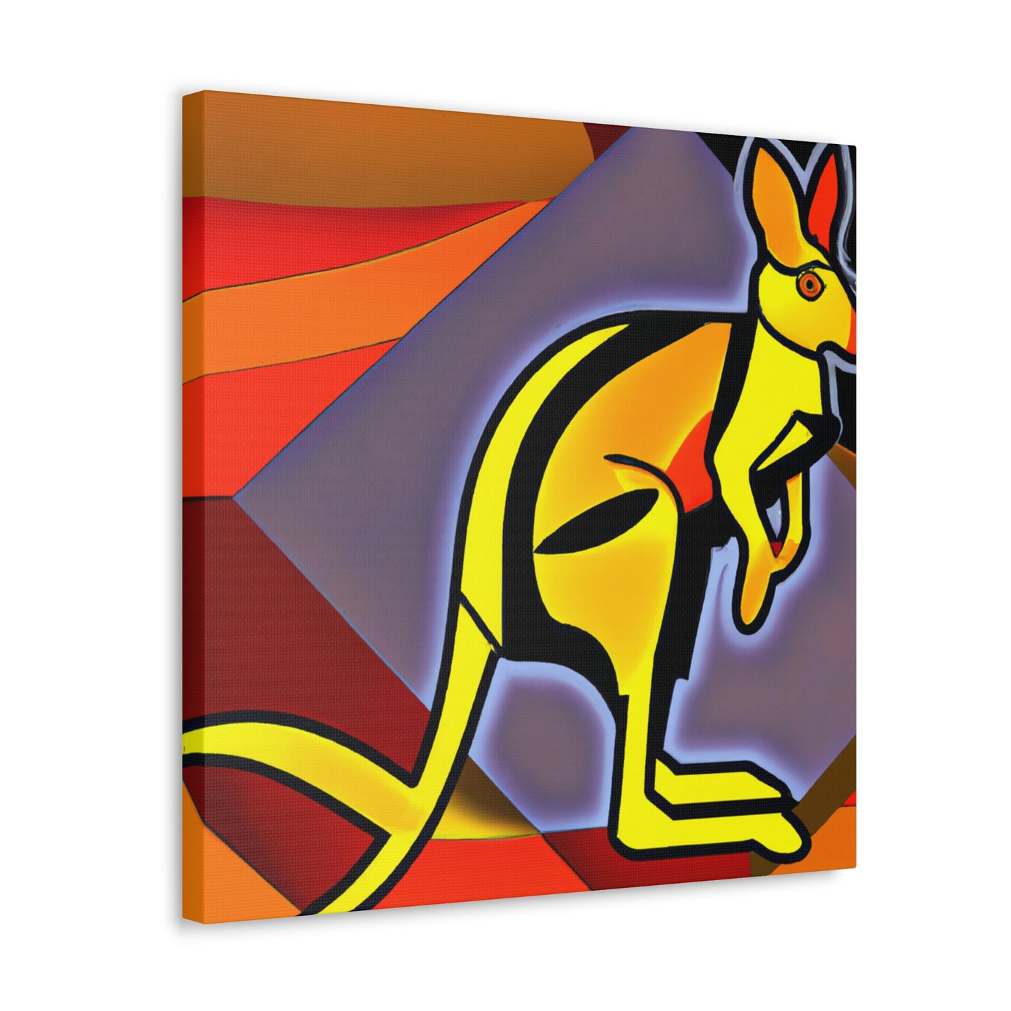 "Wallaby's Roaring Dance" - Canvas