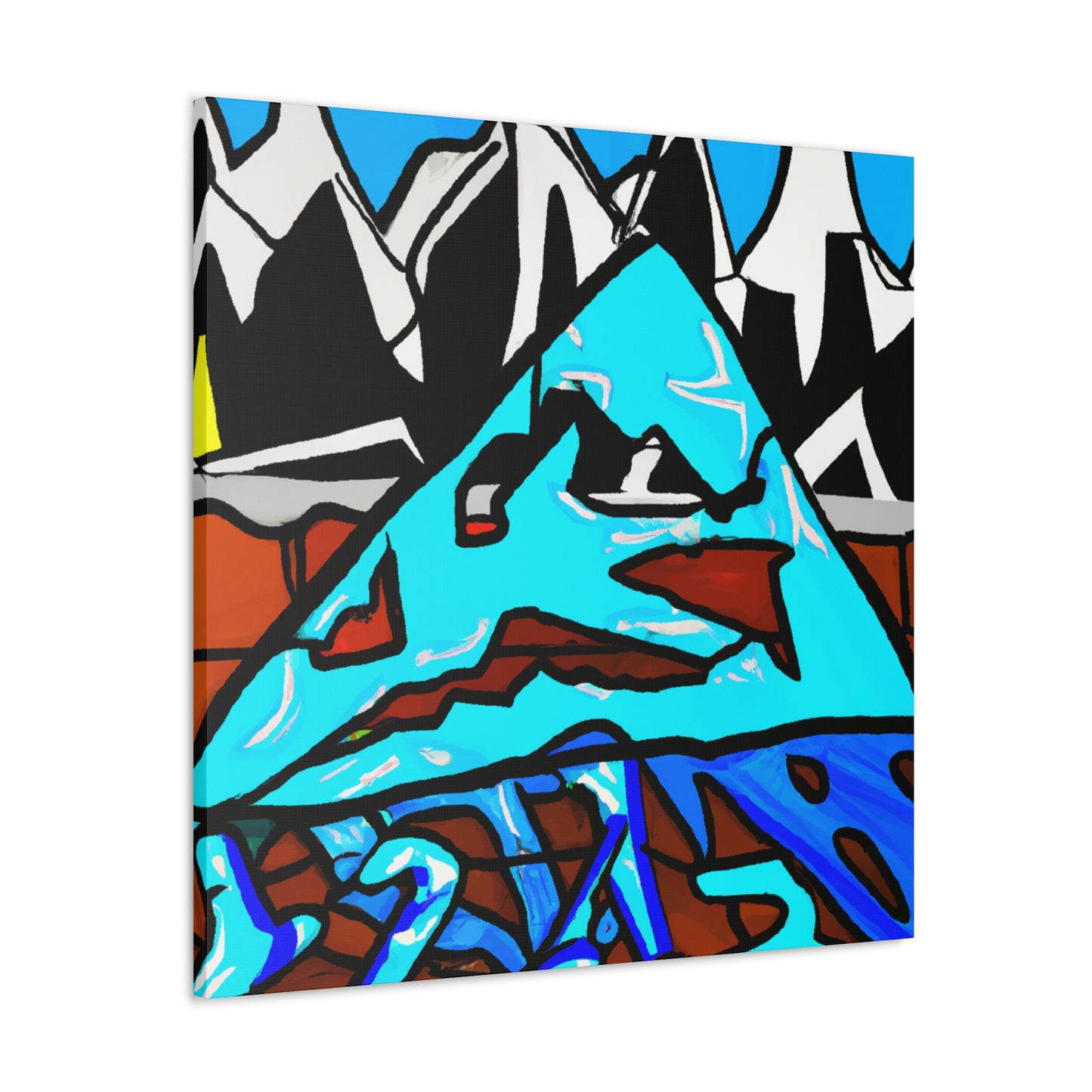 Glacial Majesty Expressed - Canvas