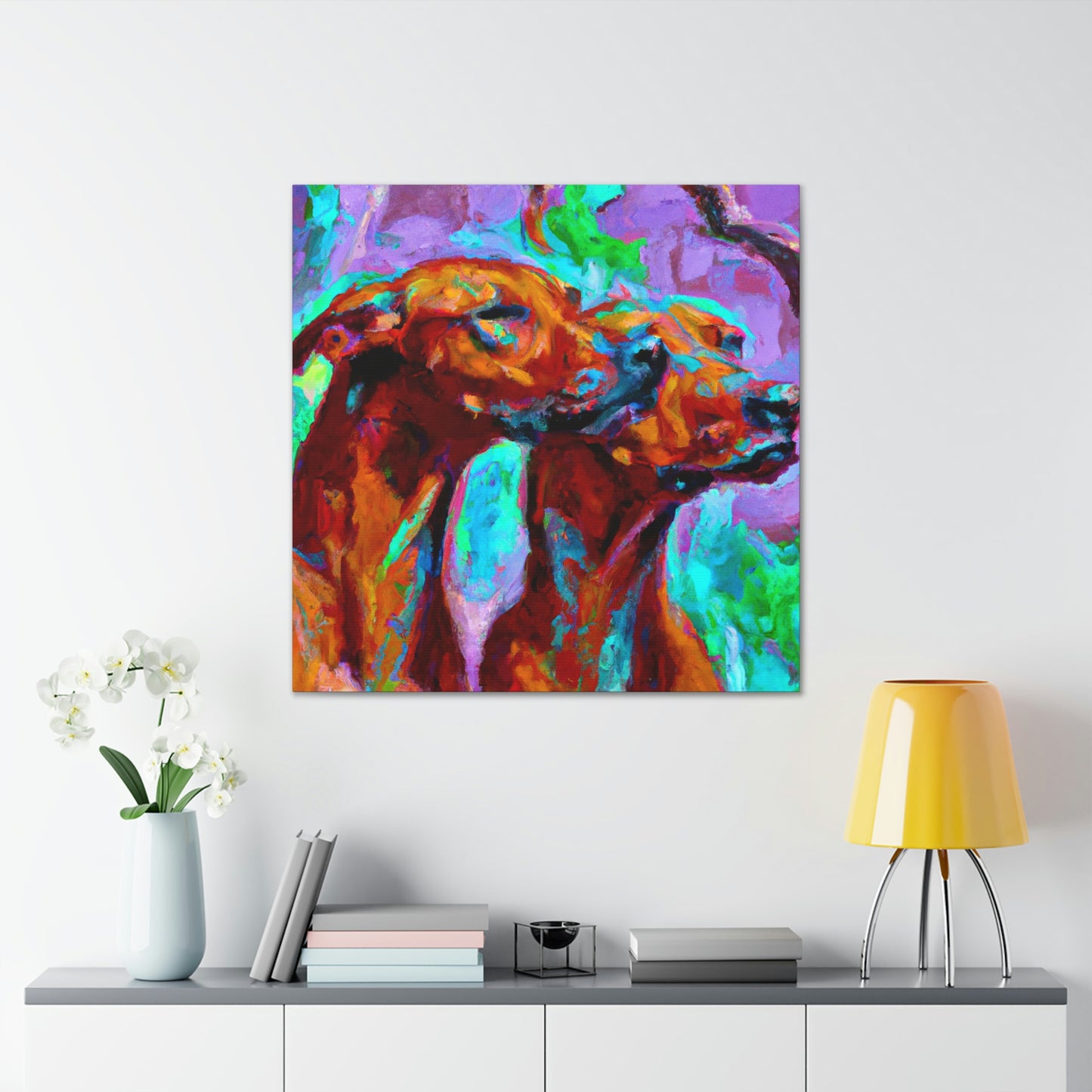 Rhodesian Ridgeback Reflection - Canvas