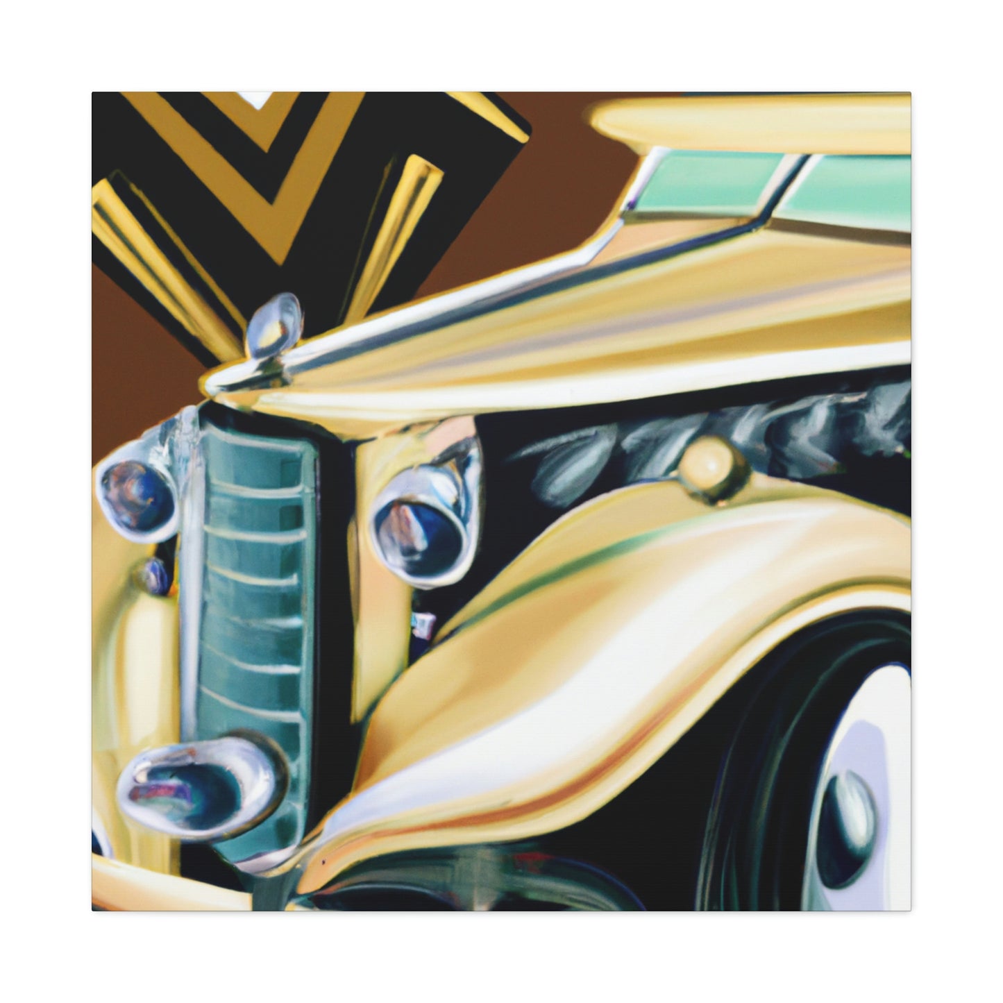 "Classic Auto Splendor" - Canvas