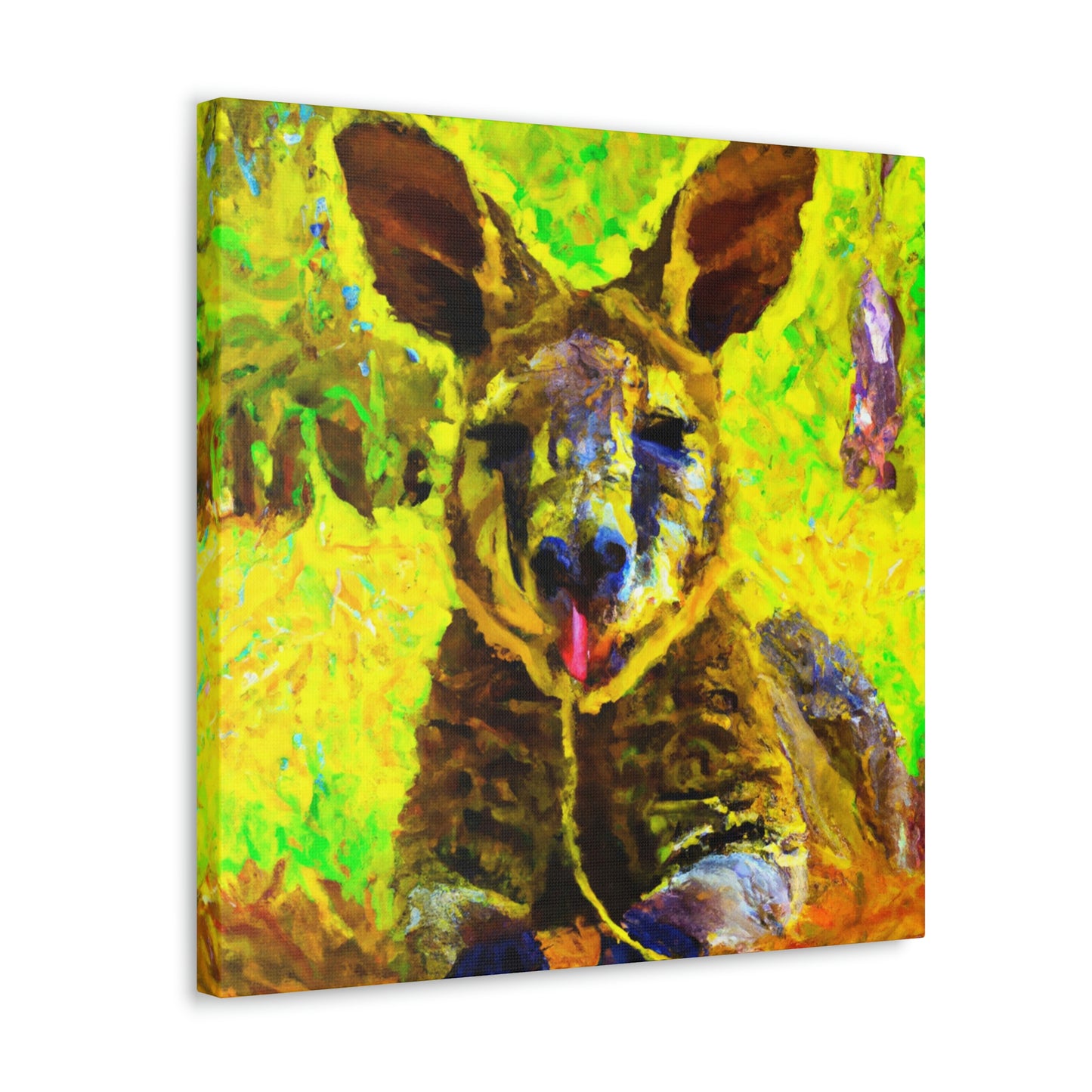 "Wallaby in Pastel Tones" - Canvas