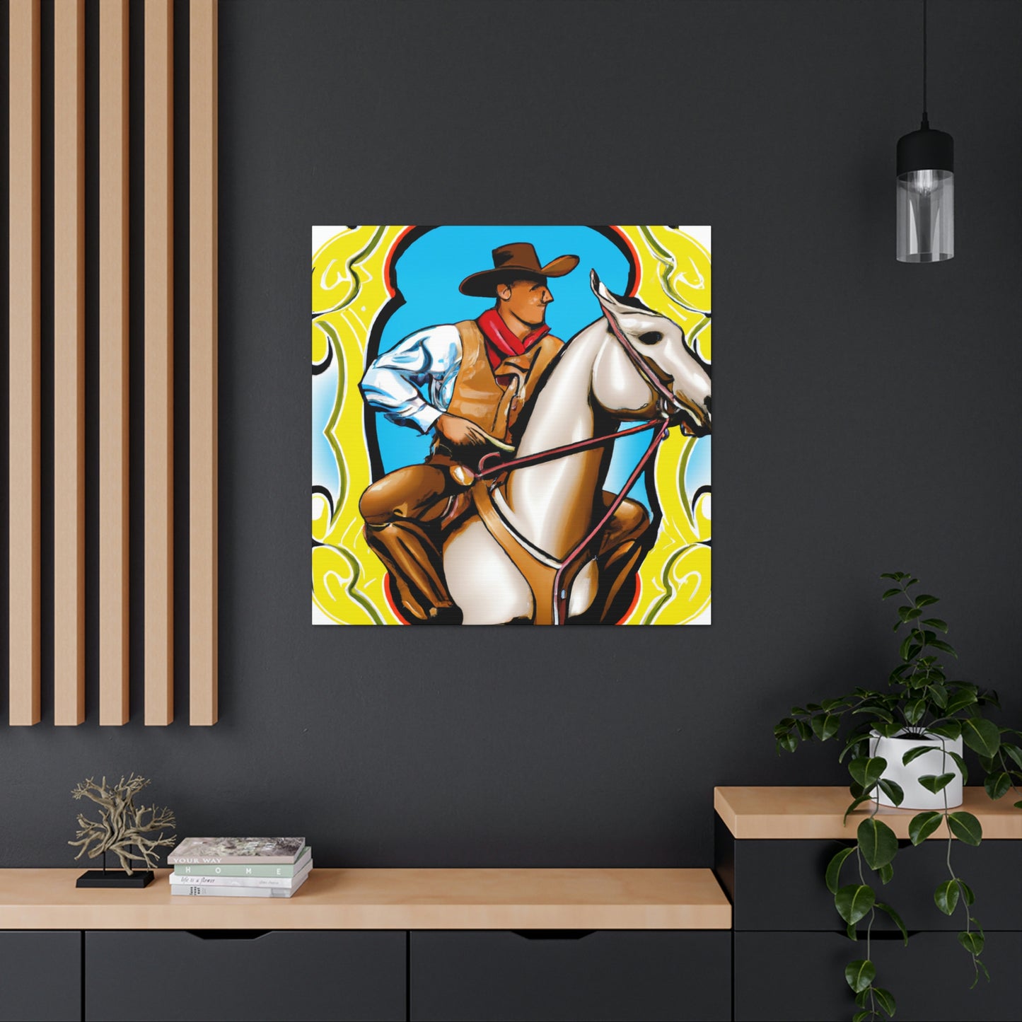 "Rodeo in Neoclassicism" - Canvas