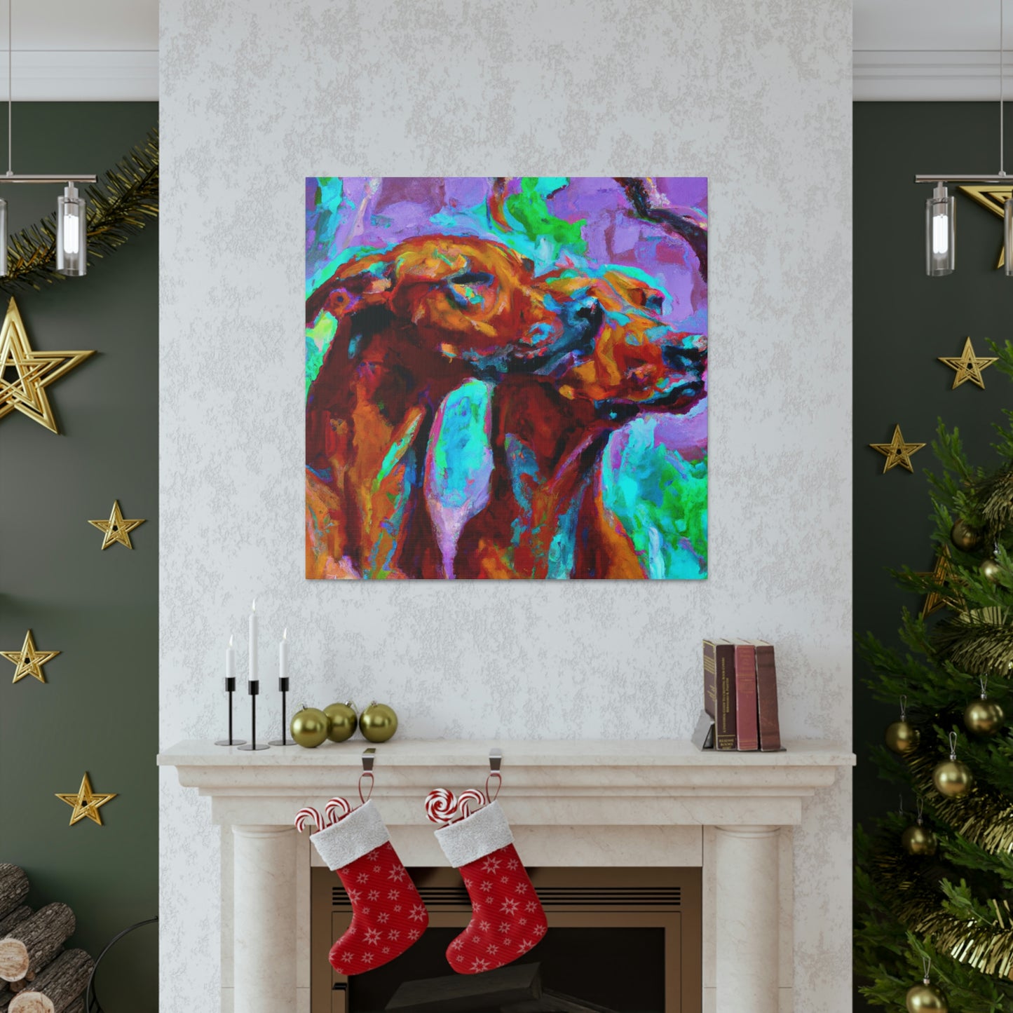 Rhodesian Ridgeback Reflection - Canvas