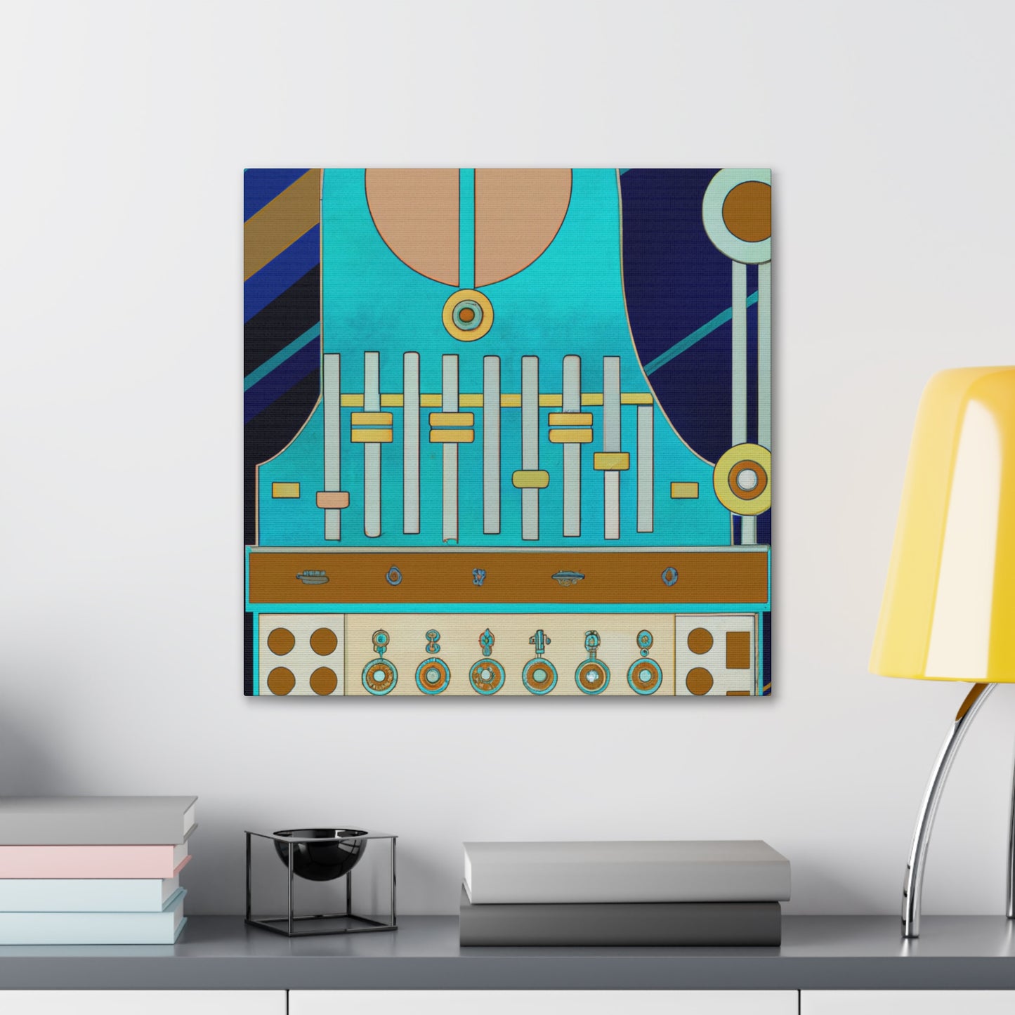 "Deco Orchestra Harmonized" - Canvas