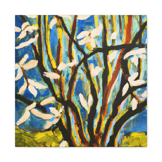 Dogwood in Expressionism - Canvas